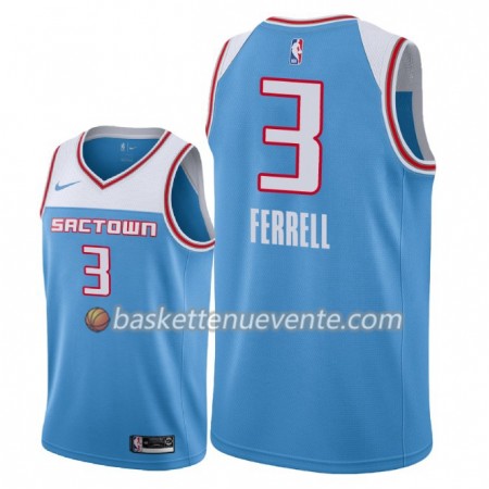 Maillot Basket Sacramento Kings Yogi Ferrell 3 2018-19 Nike City Edition Bleu Swingman - Homme